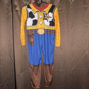 Disney Woody Costume - Yellow, Blue, Brown Size 4/6